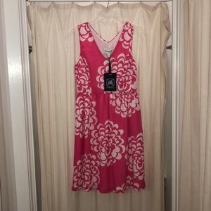 Elizabeth McKay Plaza Dress in Dahlia